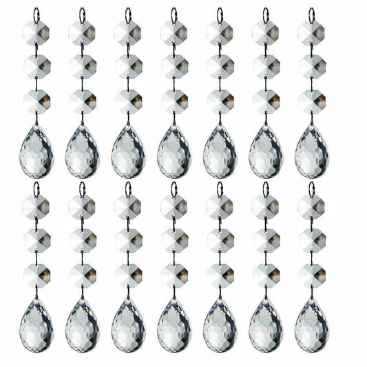 30Pcs Christmas Drops Ornaments Festival Party Xmas Tree Hanging Decorations