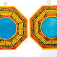 4 Inch Bagua Mirror Set of 2 for Protection; One Concave Mirror for Protection against Passive Negative Energy & One Convex Mirror for Protection against Active Harmful Energy