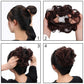 1PCS Messy Hair Bun Hair Scrunchies Extension Curly Wavy Messy Synthetic Chignon for Women Updo Hairpiece