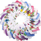 Women Soft Pocket Handkerchiefs Ladies Hankies Vintage Floral Print Handkerchiefs (30 Pieces)