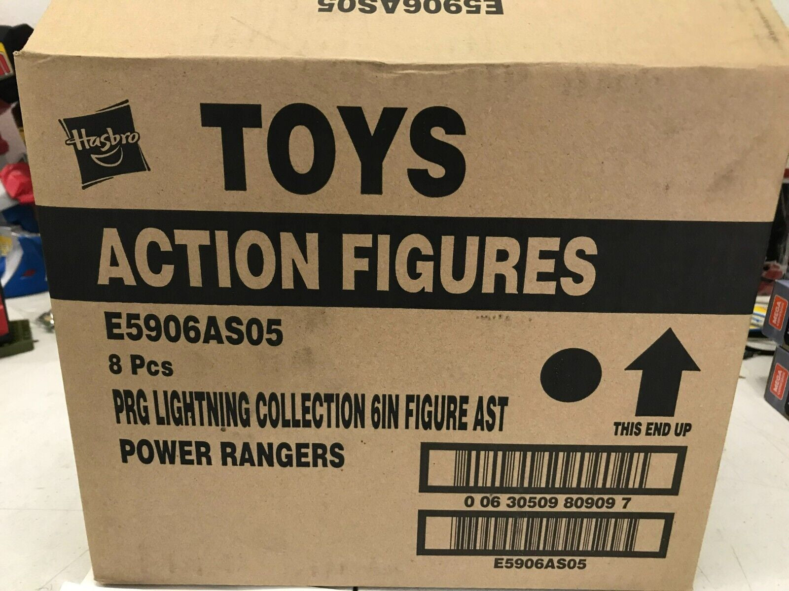 Power Rangers Lightning Collection 6” Mighty Morphin’ Black Ranger Minty