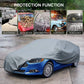 Basic Guard Sedan Car Cover Breathable Indoor Use and Limited Outdoor Use up to 200"