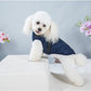 Pet Jacket, Dog Coat Harness Winter Warm Vest Jacket Waterproof Cotton Costume for Puppy Small Medium Dogs (M, Blue)