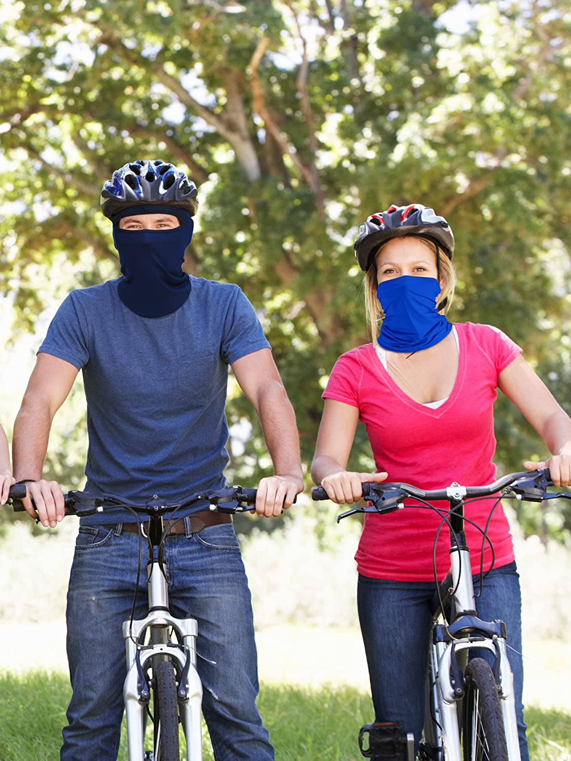 SATINIOR 9 Pcs Ski Mask for Men Full Face Helmet Mask Balaclava Winter Neck Gaiter Outdoor Cycling Windproof Hood