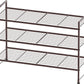 3-Tier Stackable Shoes Rack Storage Shelf, Bronze