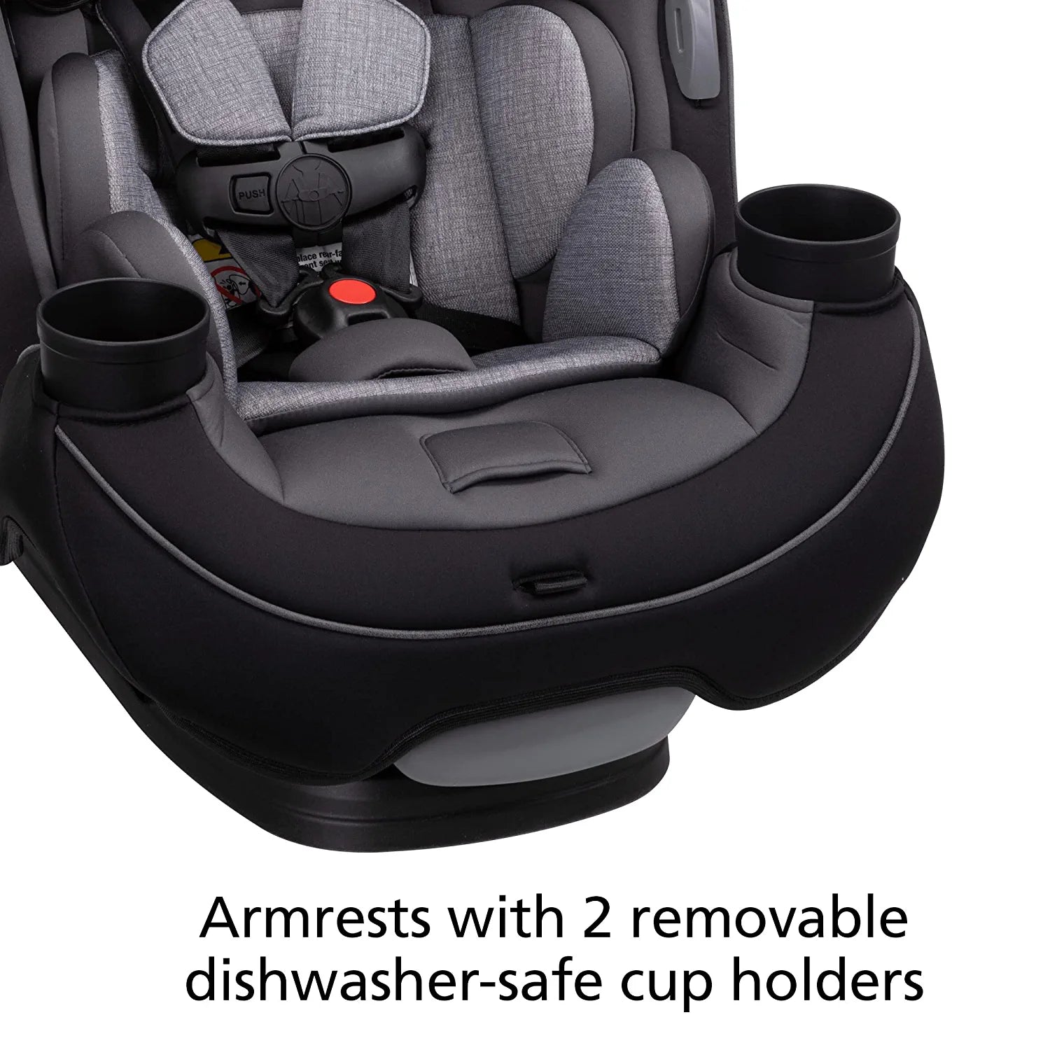 Grow and Go All-In-One Convertible Car Seat,Rear-Facing 5-40 Pounds, Forward-Facing 22-65 Pounds, and Belt-Positioning Booster 40-100 Pounds, Carbon Ink