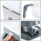 Household Rice Bucket with Lid and Measuring Cup ,Large Cereal Dry Food Storage Box, Measurable Rice Cylinder, Automatic Rice Dispenser Grain Storage Bin