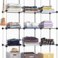 Closet Organizer, 12-Cube Closet Organizers and Storage, Portable Closet Storage Shelves, Clothing Storage for Kids, Closet, Bedroom, Bathroom, Office (11.8X11.8X11.8 Inch), Transparent