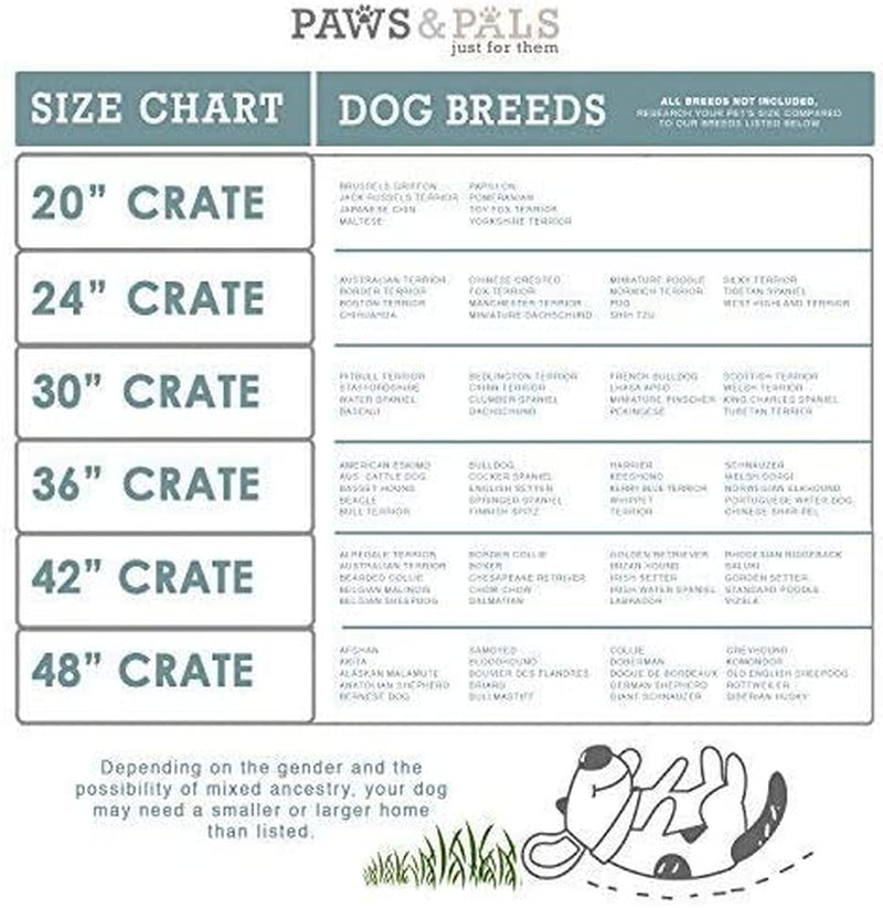 Dog Crates for Extra Large Dogs - XL Dog Crate 42" Pet Cage Double-Door Best for Big Pets - Wire Metal Kennel Cages with Divider Panel & Tray - In-Door Foldable & Portable for Animal Out-Door Travel