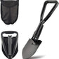 Mini Folding Shovel High Carbon Steel, Portable Lightweight Outdoor Tactical Survival Foldable Snow Shovel, Entrenching Tool, Camping, Hiking, Digging, Backpacking, Car Emergency