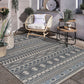 Bohemian Easy Cleaning for Patio Rugs,Deck Rugs,Balcony Rugs Indoor/Outdoor Area Rug 5' X 7' Cream