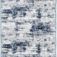 Rugshop Distressed Abstract Runner Rug 2' X 7' Blue