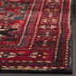 Vintage Hamadan Collection 4' X 6' Red / Multi VTH213A Oriental Traditional Persian Non-Shedding Living Room Bedroom Accent Rug
