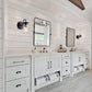 Mason Jar Light Fixture Retro Wall Sconce Farmhouse Hallway Lighting Bathroom Vanity Light (2 Packs)