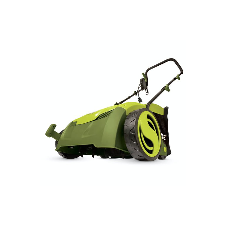 Sun Joe AJ801E Electric Lawn Dethatcher W/ Collection Bag, 13 inch, 12 Amp, Scarifier
