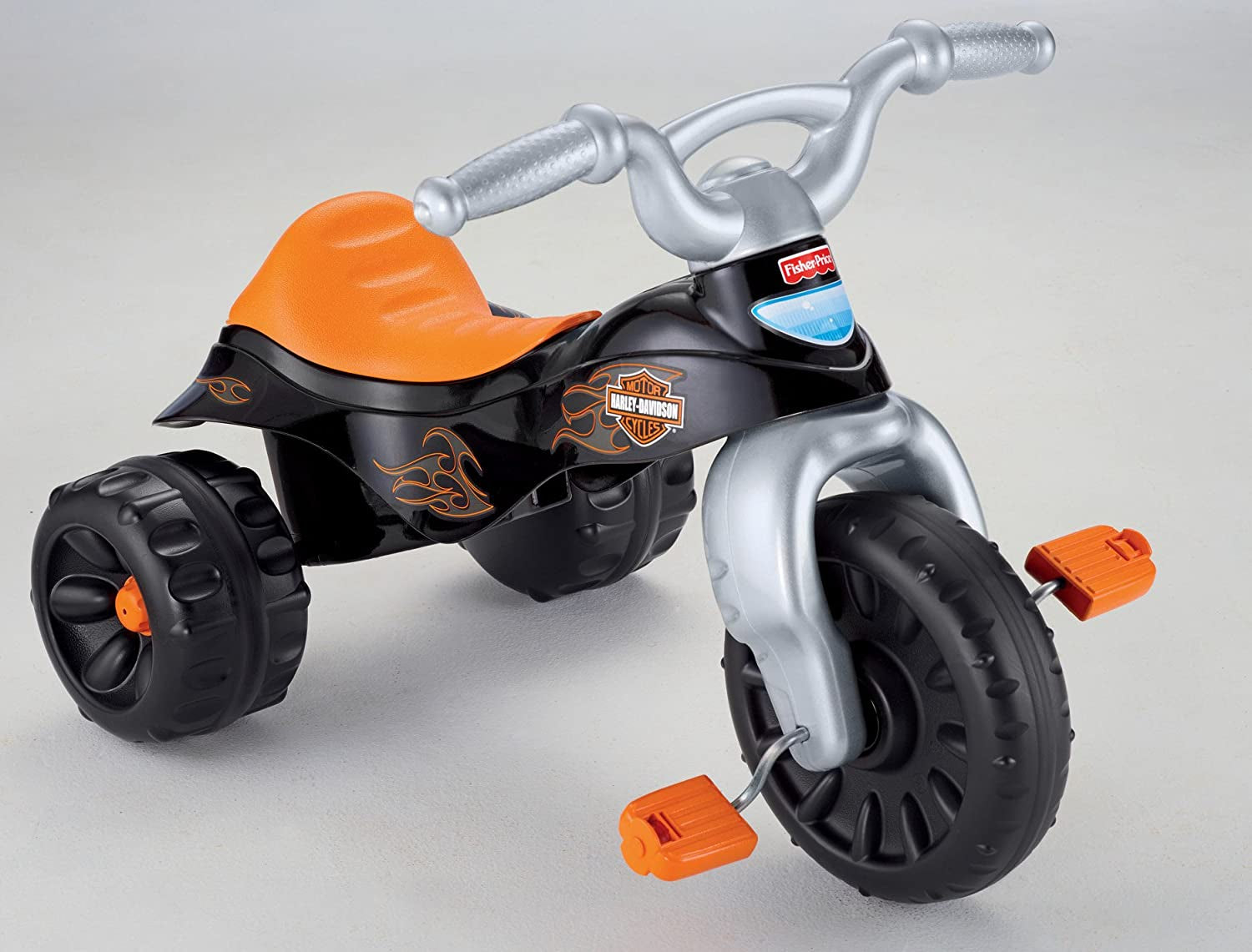 Harley-Davidson Tricycle with Handlebar Grips and Storage Area, Multi-Terrain Tires, Tough Trike [Amazon Exclusive]