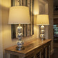 Décor Therapy MP1063 Table Lamp Set, Mercury Silver