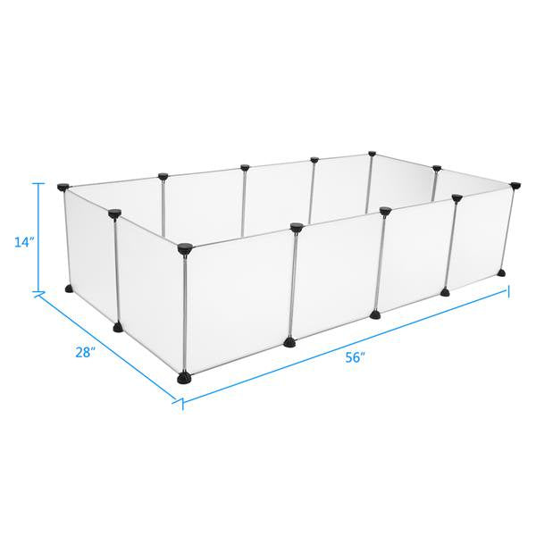 Foldable Dog Playpen Dog Excercise Pen Square Small Dog Fence Dog Play Pen Dog Play Yard Fence Pet Fencing for Dogs Fence Pet Exercise Pen Pet Fence Crate Fence