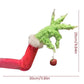 2Pcs Christmas Green Monster Plush Doll Christmas Tree Decoration