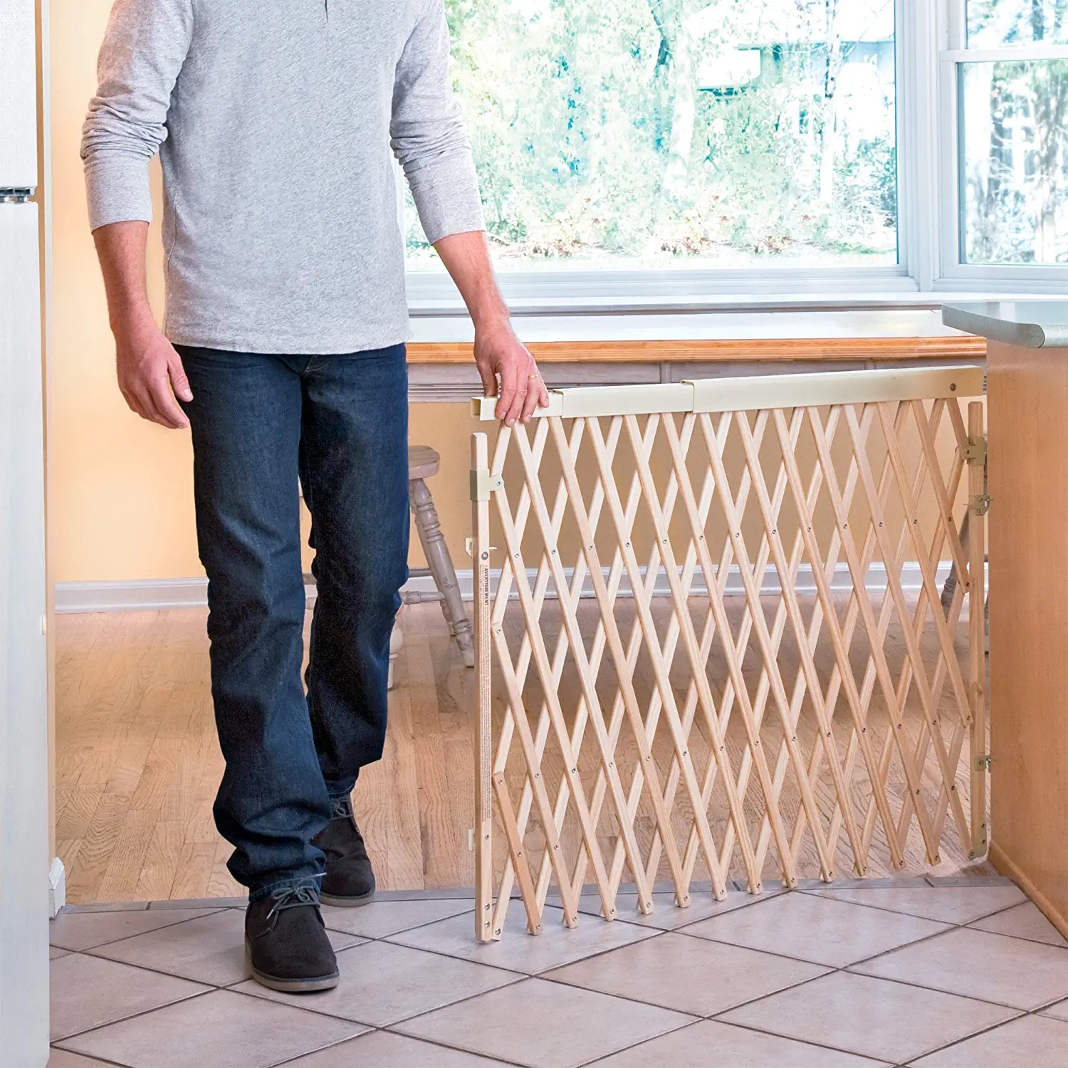 Expansion Walk Thru Room Divider Gate