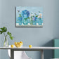 Flowers Canvas Wall Art White Floral Canvas Pictures Rose Hydrangea in Jar Wall Decor Bird Print Blue Painting Contemporary Artwork Living Room Bedroom Kitchen Home Decor 12"X 16"