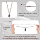 3 Pieces Black Tourmaline Necklace Tourmaline Crystal Stone Necklace Tourmaline Stone Amulet Tourmaline Pillar Pendant for Men