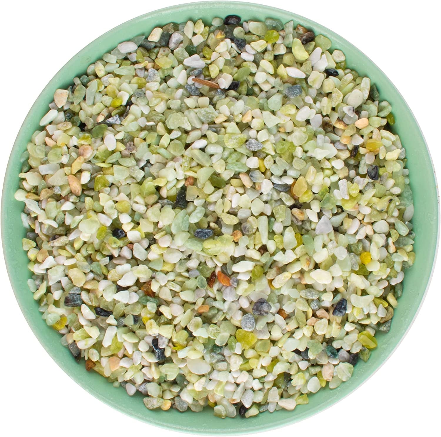 3Lb Natural Gravel for Aquarium Succulents Bonsai Terrarium Fish Tank,1/5" Decorative Stone for Plants Indoor
