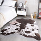 Cow Print Rug Faux Cowhide Rugs Animal Printed Area Rug Carpet for Bedroom, Home Office, Livingroom, Home Decor Mat, 5.2Ft X 6.2Ft