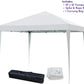 10' X 10' Canopy Tent Gazebo with Dressed Legs, White
