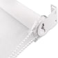 Light Filtering Roller Shades for Windows, UV Protection Fabric Roller Shades Solar Window Roller Blinds for Bedroom, Living Room, Bathroom and Office, 35" W X 72" H, White