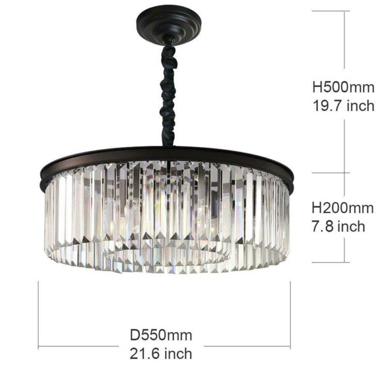 Datingday Luxury crystal chandelier modern style chandelier 4 floors ceiling chandelier