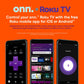 onn. 32” Class HD (720P) LED Roku Smart TV (100012589)
