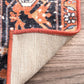 Florence Vintage Persian Runner Rug, 2' 8" X 8', Rust Red