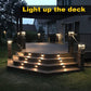 Solar Deck Lights Outdoor, 16 Pack Solar Step Lights LED Waterproof Solar Fence Lights Stair Lights for Railing, Deck, Patio, Yard, Post and Driveway, Warm White