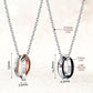 8 Pieces Couples Necklace Bracelet Matching Bracelets Set for Women Men, Her King His Queen I Love You Heart Crown Necklaces Boyfriend Girlfriend for Valentines Jewelry Gift