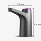 water Dispenser, Portable Water Bottle Pump for Universal 3, 4 and 5 Gallon with USB Electric Charging and Automatic off Switch (Black)