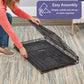 Newly Enhanced Single & Double Door Icrate Dog Crate, Includes Leak-Proof Pan, Floor Protecting Feet, Divider Panel & New Patented Features
