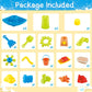 Hot Bee 3 in 1 Water Table for Toddlers 1 2 3 Year Old Outdoor Boys Girls Sand Water Beach Toys