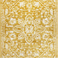 Della Gold Vintage Medallion Pattern Area Rug 5X7 (5'3" X 7'2")