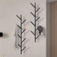 Coat Rack & Hat Rack - Wall Mounted (Black)