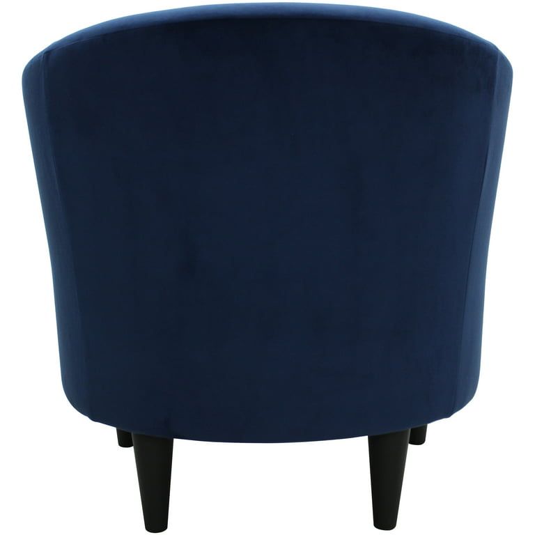 Mainstays Microfiber Tub Accent Chair, Blue