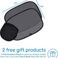 Car Window Shades for Baby - (4 Pack) - 21"X14" Cling Window Shades for Car Baby - Car Sun Shade, Glare and UV Rays Protection for Your Child - Baby Window Car Shade for Side Window