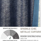 Navy Blue Blackout Curtains 84 Inch 2 Panels Set Silver Sparkle Patterned Window Curtains Luxury Room Darkening Curtains 85% Blackout Thermal Insulated for Living Room Grommet Top W52 Xl84
