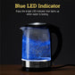 Electric Kettle for Boiling Water, 1500W Wider Mouth 1.7L Glass Electric Tea Kettle & Electric Water Boiler, Stainless Steel Inner Lid, Auto Shut-Off & Boil-Dry Protection, BPA Free, Black