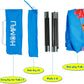 Homfu Kids Play Tent Outdoor Boys Indoor Playhouse for Children Tents Toddler Girls Gift Game Play Housetoys (Blue)
