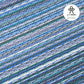 Outdoor Rug - Waterproof, Fade Resistant, Crease-Free - Premium Recycled Plastic - Striped - Patio, Deck, Porch, Balcony, Laundry Room - Cancun - Indigo - 4 X 6 Ft