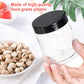 8 OZ Plastic Jars with Lids, () 24 Pack Clear Plastic Slime Containers for Kitchen and Household Food Storage of Dry Goods, Creams and More, BPA Free