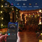 Smart Outdoor String Lights, 96Ft App Control Lights with 6 Scene Modes, IP65 Waterproof Shatterproof Patio Lights with 30 Dimmable Warm White LED Bulbs for for Balcony, Backyard, Party