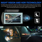 HD 1080P Dual Lens Dash Cam Car DVR Front & inside Camera Video Night Vision USA