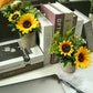 Sunflower Decor Artificial Potted Plants for Bathroom Home Kitchen Rustic Table